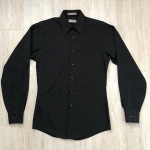 Black Van Huesen 14.5 34/35 Fitted dress shirt